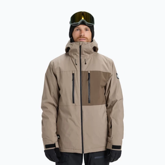 Obrázek produktu Pánská snowboardová bunda Quiksilver Sycamore Solid 20K fallen rock Hnědá