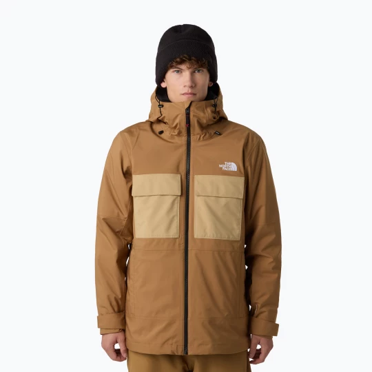 Obrázek produktu Pánská snowboardová bunda The North Face Fourbarrel Triclimate utility brown / khaki