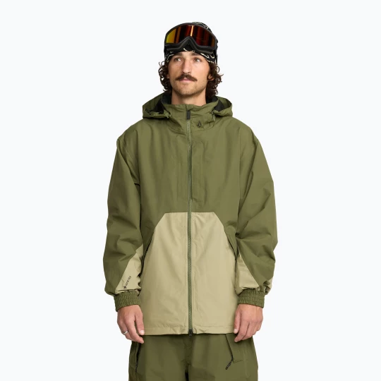 Obrázek produktu Pánská snowboardová bunda Volcom Longo GTX dark olive Zelená