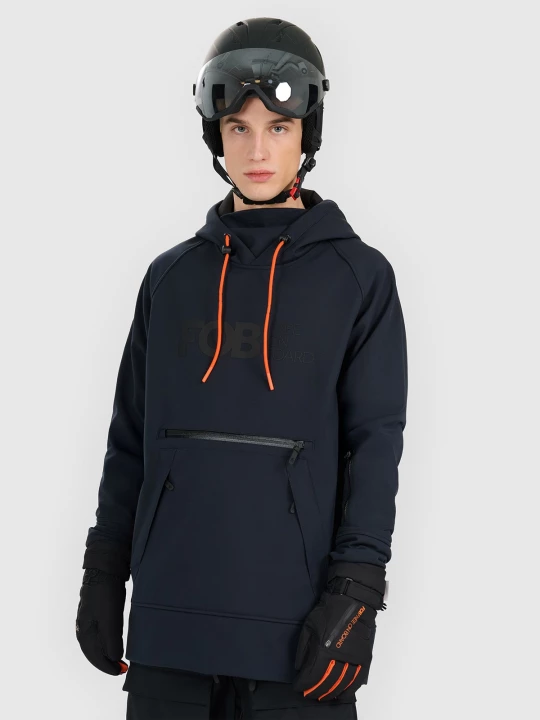 Obrázek produktu Pánská snowboardová softshell bunda větruodolná membrána 5000 - černá 4F