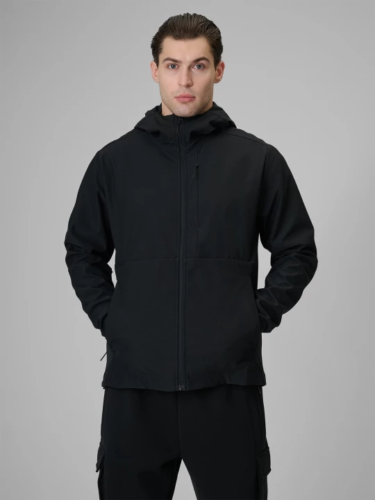 Obrázek produktu Pánská softshell větruodolná bunda membrána 8000 - černá 4F