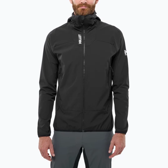 Obrázek produktu Pánská softshellová bunda Millet Kamet Xcs Light Hoodie black