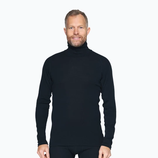 Obrázek produktu Pánská termo mikina Devold Adventure Merino 190 High Neck ink Černá