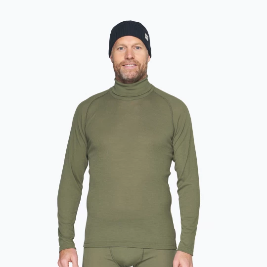 Obrázek produktu Pánská termo mikina Devold Adventure Merino 190 High Neck lichen Zelená