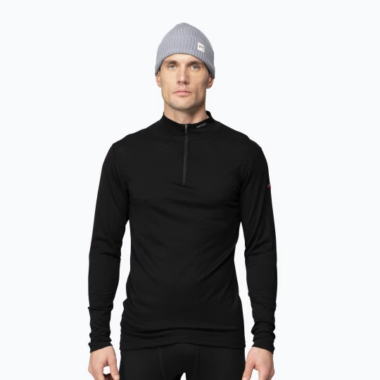 Obrázek produktu Pánská termo mikina Devold Breeze Merino 150 Zip Neck black