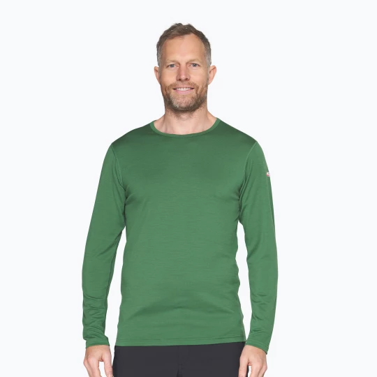 Obrázek produktu Pánská termo mikina Devold Breeze Plus Merino 200 clover Zelená