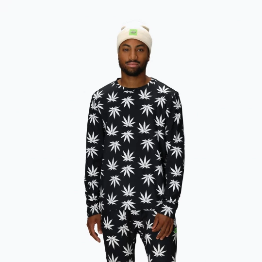 Obrázek produktu Pánská termoakční mikina 686 x Huf Plantlife Base Layer huf plantlife Černá