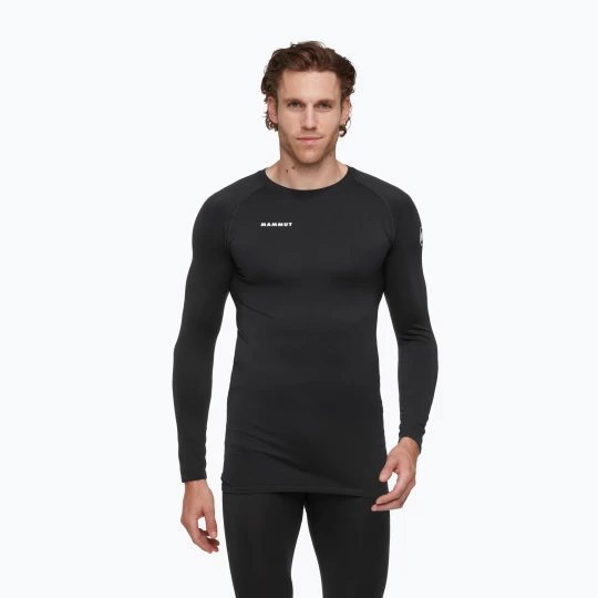 Obrázek produktu Pánská termoakční mikina Mammut All-Mountain Seamless BL Mid black / white