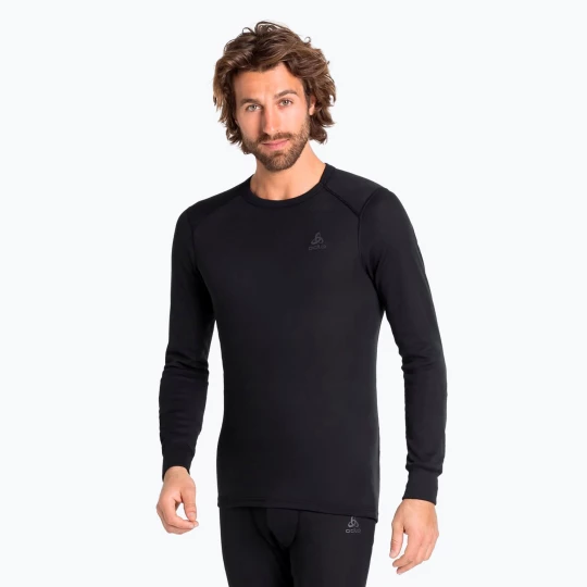 Obrázek produktu Pánská termoakční mikina ODLO Active Warm Bl Top Crew Neck black