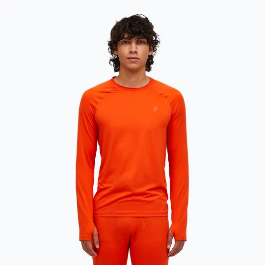 Obrázek produktu Pánská termoakční mikina Peak Performance Spirit Crew solar burst oranžová