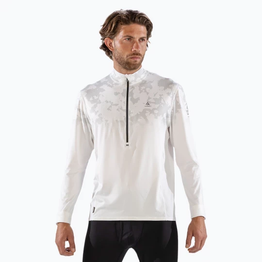 Obrázek produktu Pánská termoakční mikina Surfanic Bodyfit CarbonDri Limited Edition Zip Neck optic white