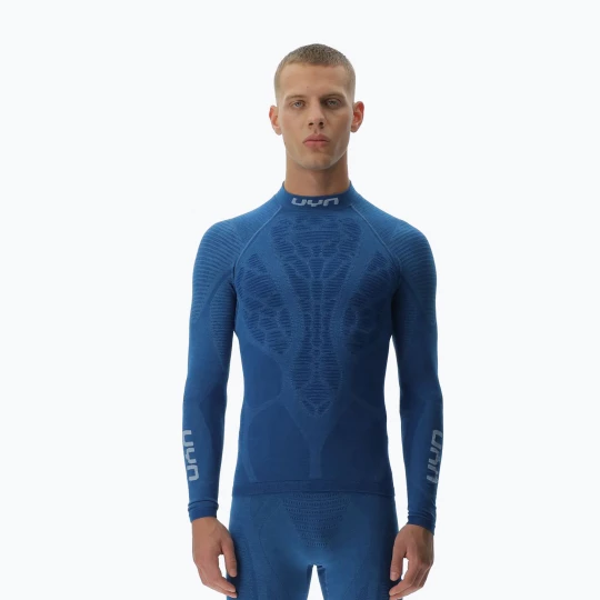 Obrázek produktu Pánská termoakční mikina UYN Elevatyon Biomorph Turtle Neck blue atoll