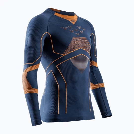 Obrázek produktu Pánská termoakční mikina X-Bionic Energy Accumulator Light Shirt marine / orange Modrá