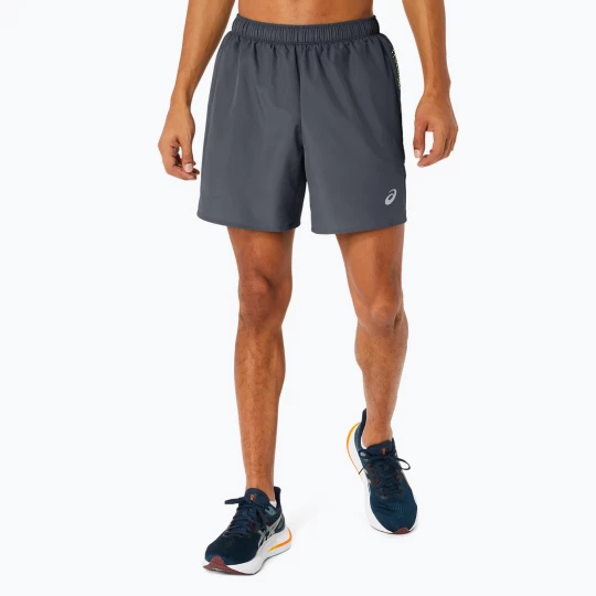 Obrázek produktu Pánské běžecké kraťasy ASICS Icon performance carrier grey / safety yellow