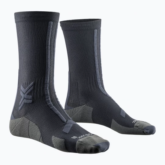 Obrázek produktu Pánské běžecké ponožky X-Socks Trailrun Discover Crew black / charcoal
