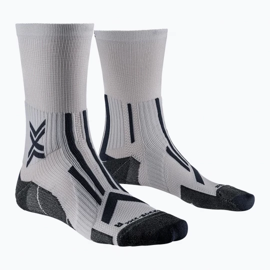 Obrázek produktu Pánské běžecké ponožky X-Socks Trailrun Perform Crew pearl grey / charcoal