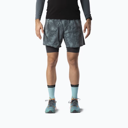 Obrázek produktu Pánské běžecké šortky DYNAFIT Trail Reflective 2in1 cinder šedá