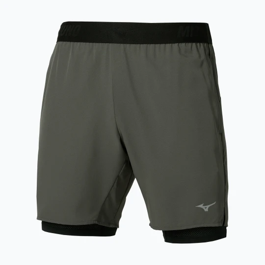 Obrázek produktu Pánské běžecké šortky Mizuno Core 7.5 Inches 2In1 forest night Zelená