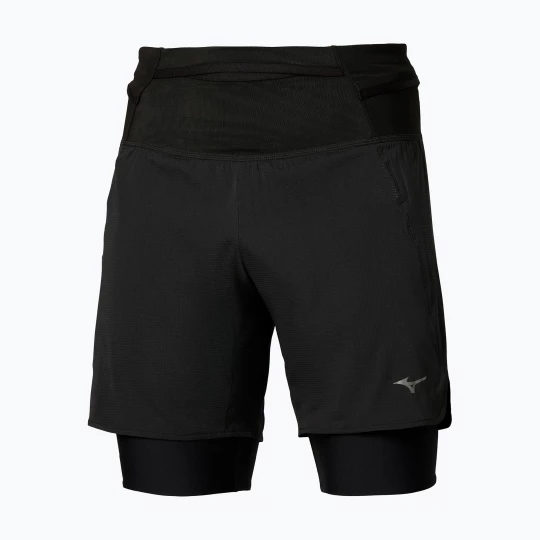 Obrázek produktu Pánské běžecké šortky Mizuno Trail Multipocket 2in1 black