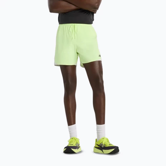 Obrázek produktu Pánské běžecké šortky New Balance Run Essentials 5" afterglow Zelená