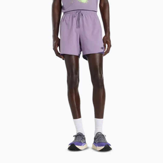 Obrázek produktu Pánské běžecké šortky New Balance Run Essentials 5" candied violet