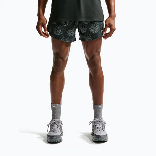 Obrázek produktu Pánské běžecké šortky Nike Stride Dri-Fit Brief Lined 5" black spruce