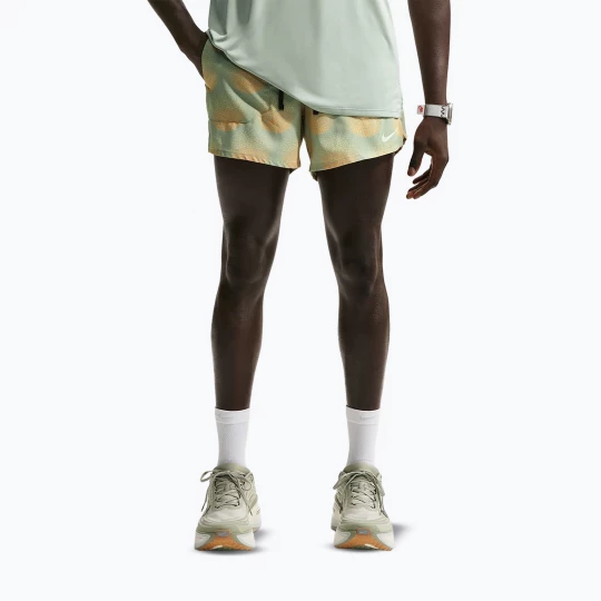 Obrázek produktu Pánské běžecké šortky Nike Stride Dri-Fit Brief Lined 5" jade horizon Modrá