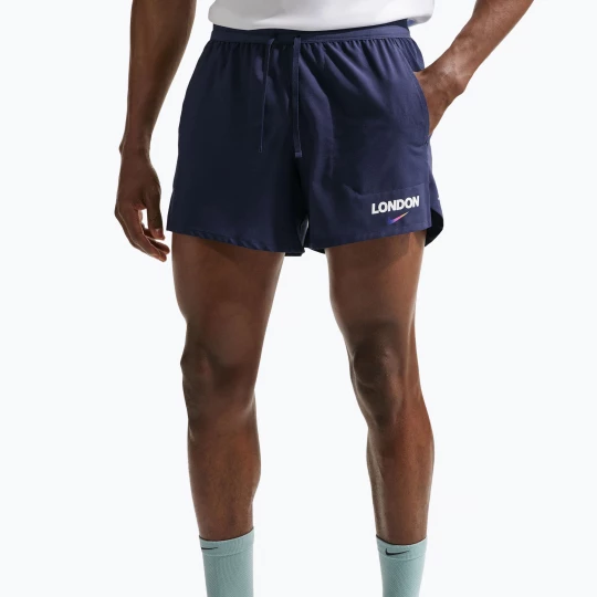 Obrázek produktu Pánské běžecké šortky Nike Stride Dri-Fit Brief Lined 5" midnight navy Námořnická modř