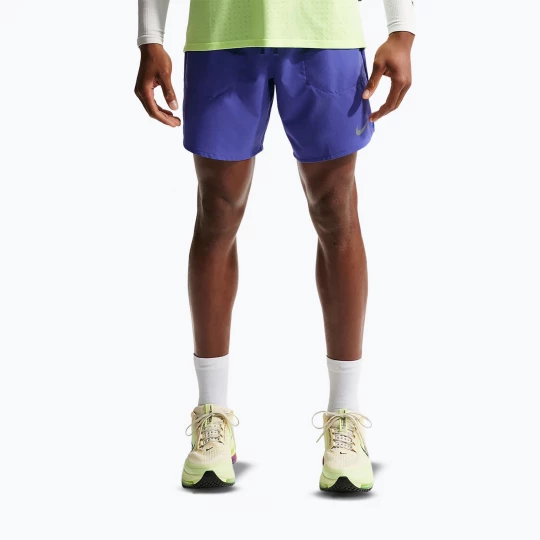 Obrázek produktu Pánské běžecké šortky Nike Stride Dri-Fit Brief-Lined 7" lapis Modrá