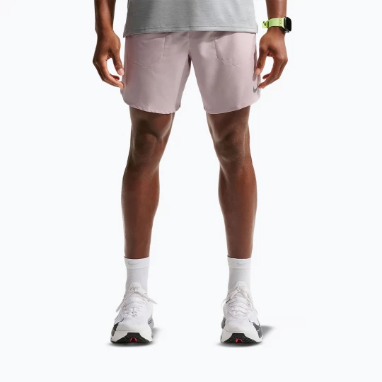 Obrázek produktu Pánské běžecké šortky Nike Stride Dri-Fit Brief-Lined 7" particle rose Růžová