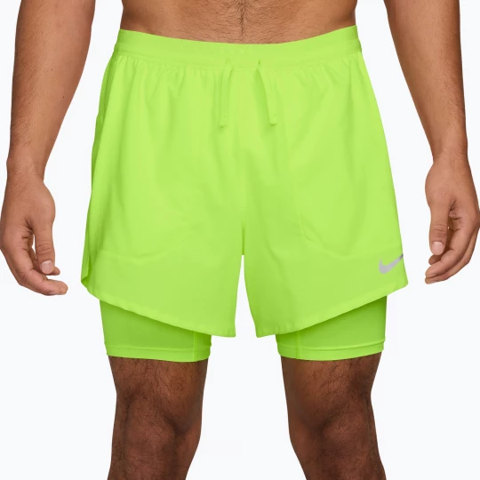 Obrázek produktu Pánské běžecké šortky Nike Stride Dri-Fit Hybrid 5" volt ice Žlutá