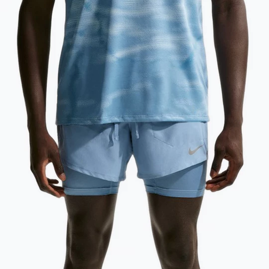 Obrázek produktu Pánské běžecké šortky Nike Stride Dri-Fit Hybrid 5" Work Blue Námořnická modř