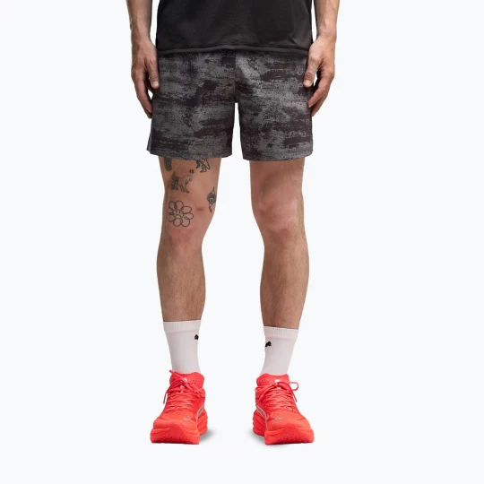 Obrázek produktu Pánské běžecké šortky PUMA Dreamrun 5" Brightstride AOP puma black šedá