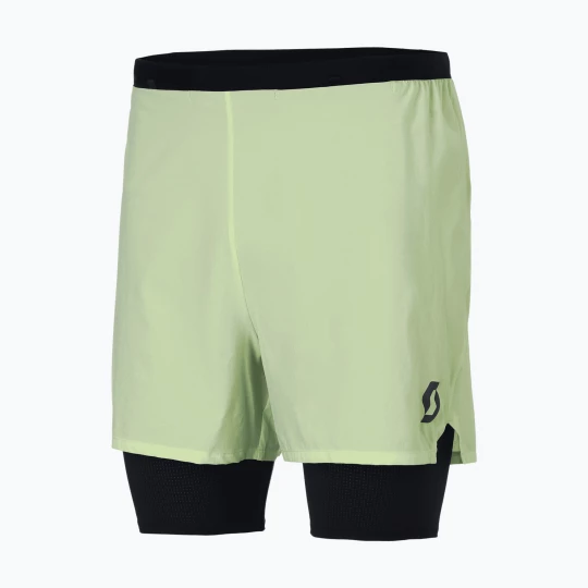 Obrázek produktu Pánské běžecké šortky SCOTT Hybrid Endurance Tech acid yellow / black Zelená