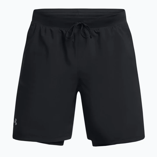 Obrázek produktu Pánské běžecké šortky Under Armour Launch 7" 2IN1 black / black / reflective