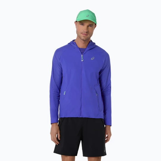 Obrázek produktu Pánské běžecké tílko ASICS Road All Over Print Singlet cobalt burst / illuminate green Modrá