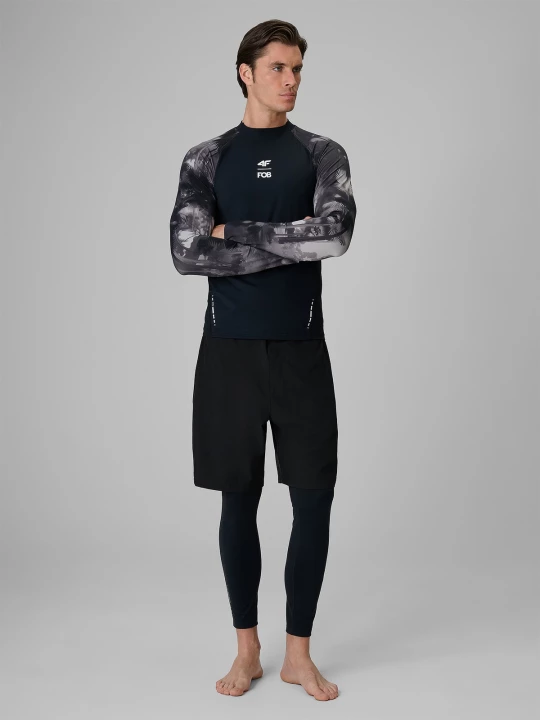 Obrázek produktu 4F Pánské boardshorty na pláž s ochranou UPF50+ - černé
