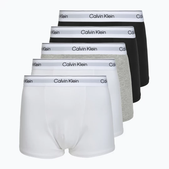 Obrázek produktu Pánské boxerky Calvin Klein LV00NB4437 Relaxed Fit Trunk grey heather / black / classic white