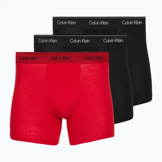 Obrázek produktu Pánské boxerky Calvin Klein LV00NB4576 Boxer Brief black / goji berry / black