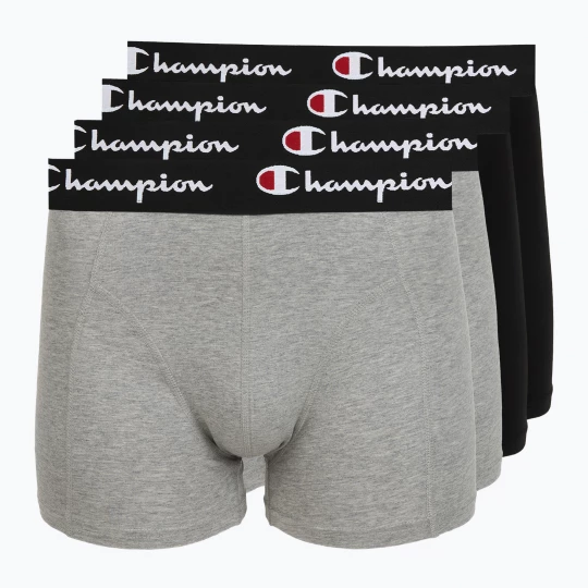 Obrázek produktu Pánské boxerky Champion Trunk Knit oxford grey melange / oxford grey melange / black