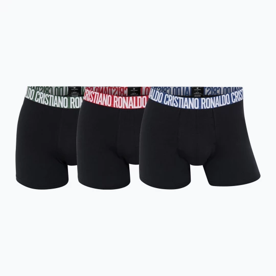Obrázek produktu Pánské boxerky CR7 Basic Trunk 3 pack black