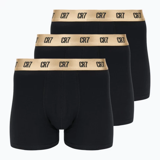 Obrázek produktu Pánské boxerky CR7 Basic Trunk 3 páry black