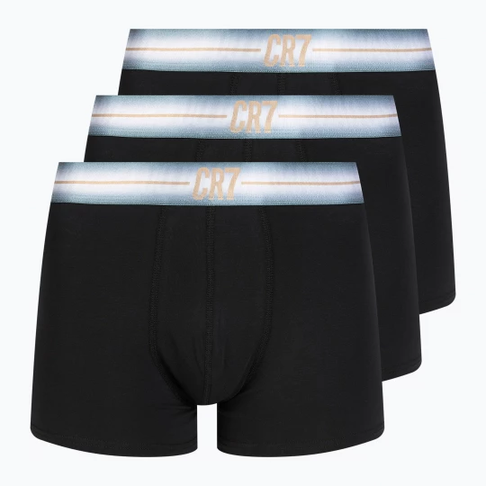 Obrázek produktu Pánské boxerky CR7 Basic Trunk 3 pary black / navy blue