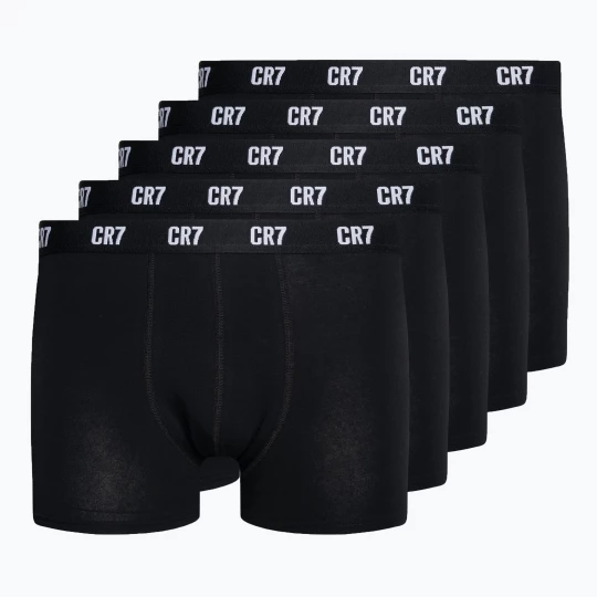 Obrázek produktu Pánské boxerky CR7 Basic Trunk 5 párů black