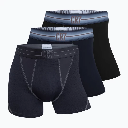 Obrázek produktu Pánské boxerky CR7 Fashion Trunk 3 pary 2300 multicolour
