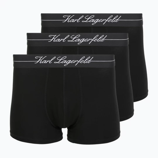 Obrázek produktu Pánské boxerky KARL LAGERFELD Hotel Karl Lyocell Trunk 3 páry black