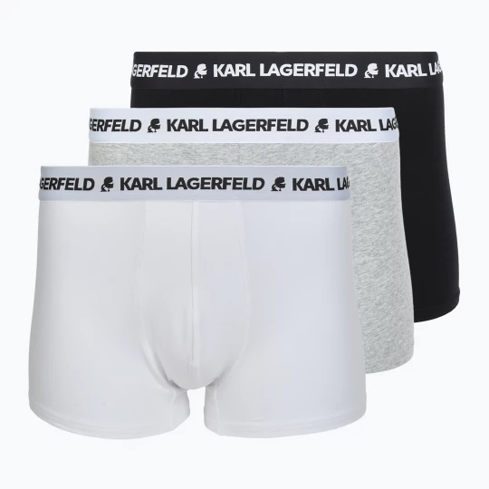 Obrázek produktu Pánské boxerky KARL LAGERFELD Logo Trunk 3 páry multicolor