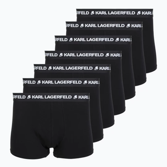Obrázek produktu Pánské boxerky KARL LAGERFELD Logo Trunk 7 párů black