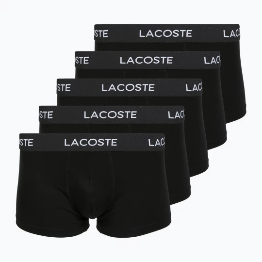 Obrázek produktu Pánské boxerky Lacoste 5H1292 5 párů black