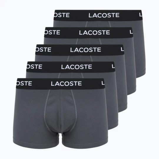 Obrázek produktu Pánské boxerky Lacoste 5H1292 5 párů font Černá